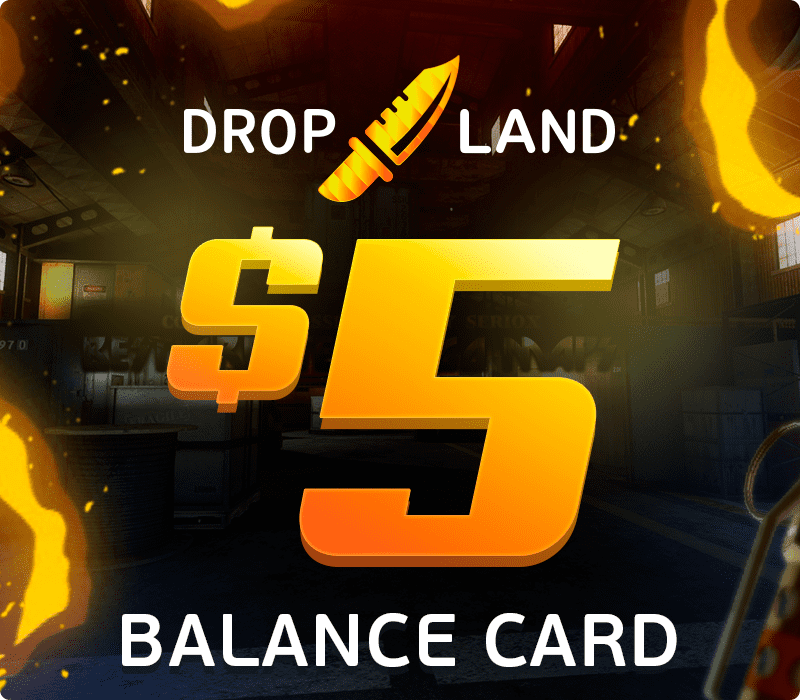 Dropland.net 5 USD Wallet Card Key $6.03