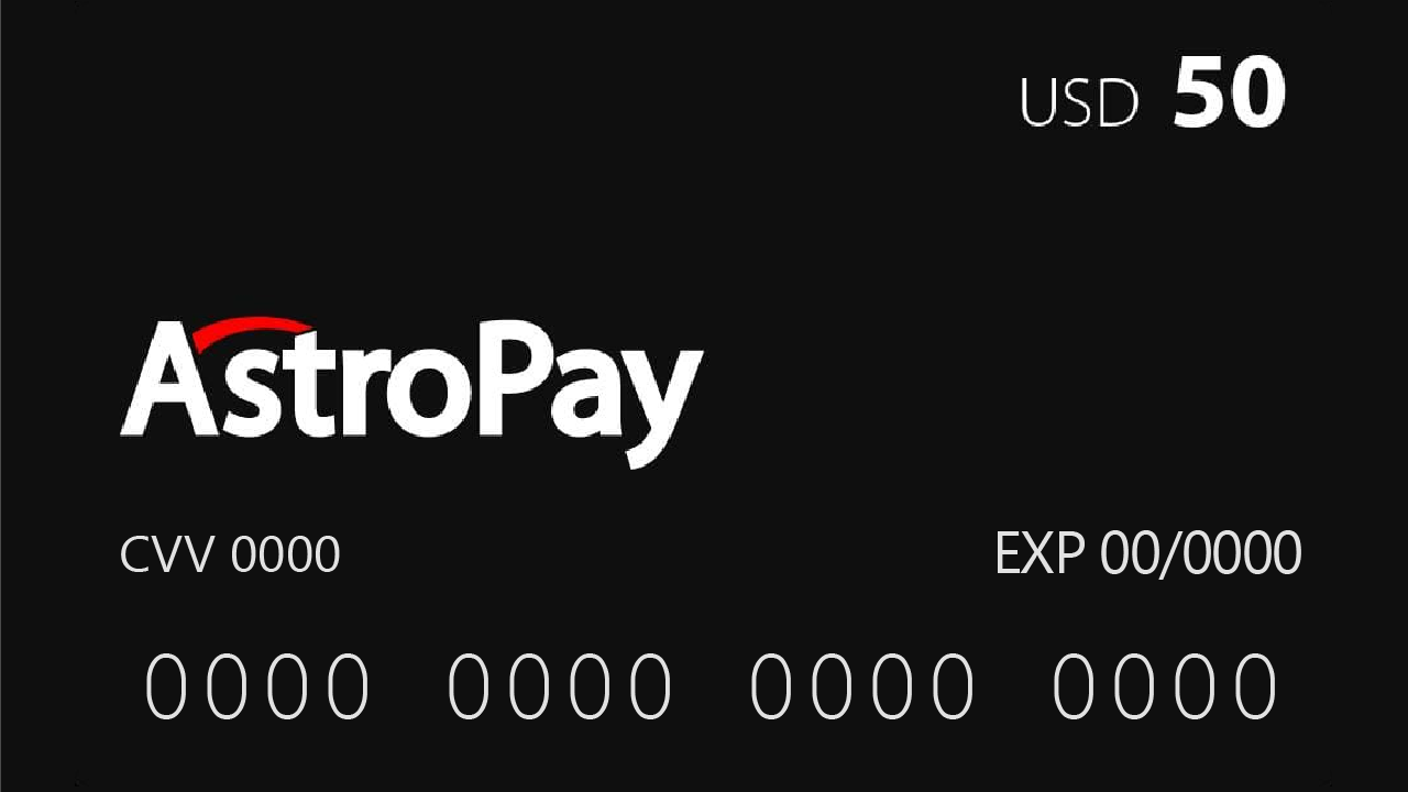 Astropay Card £50 UK $72.79