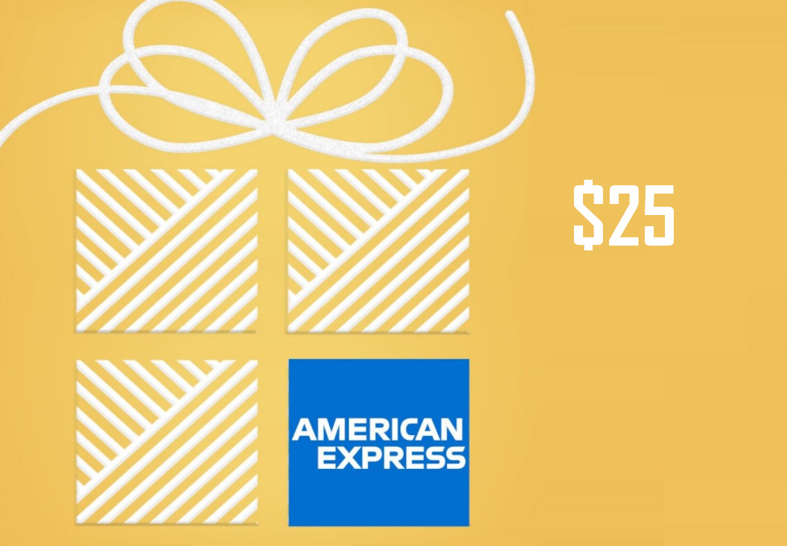 American Express $25 USD Gift Card $33.25