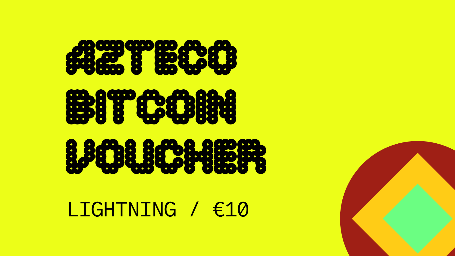 Azteco Bitcoin Lighting €10 Voucher $11.3