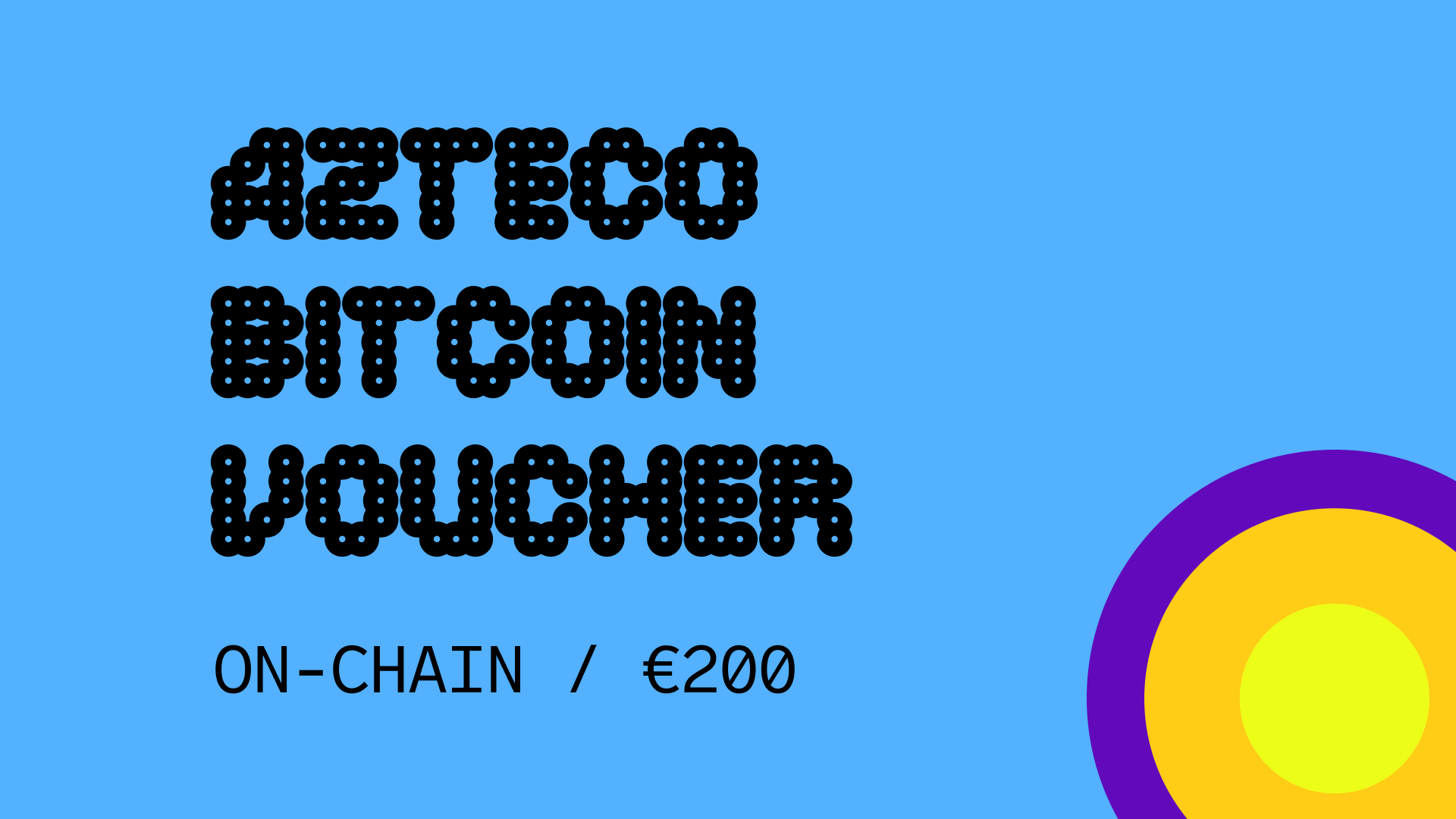 Azteco Bitcoin On-Chain €200 Voucher $225.98