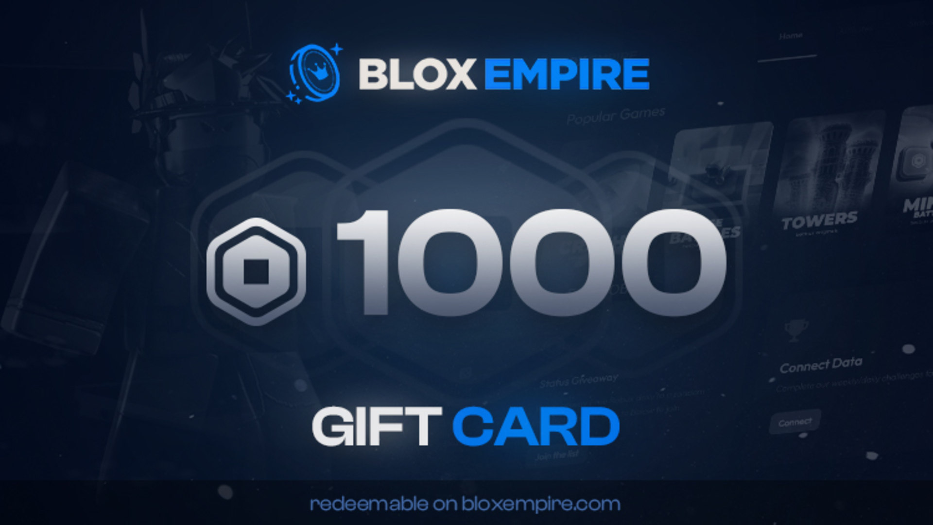 Bloxempire 1,000 Balance Gift Card $2.76