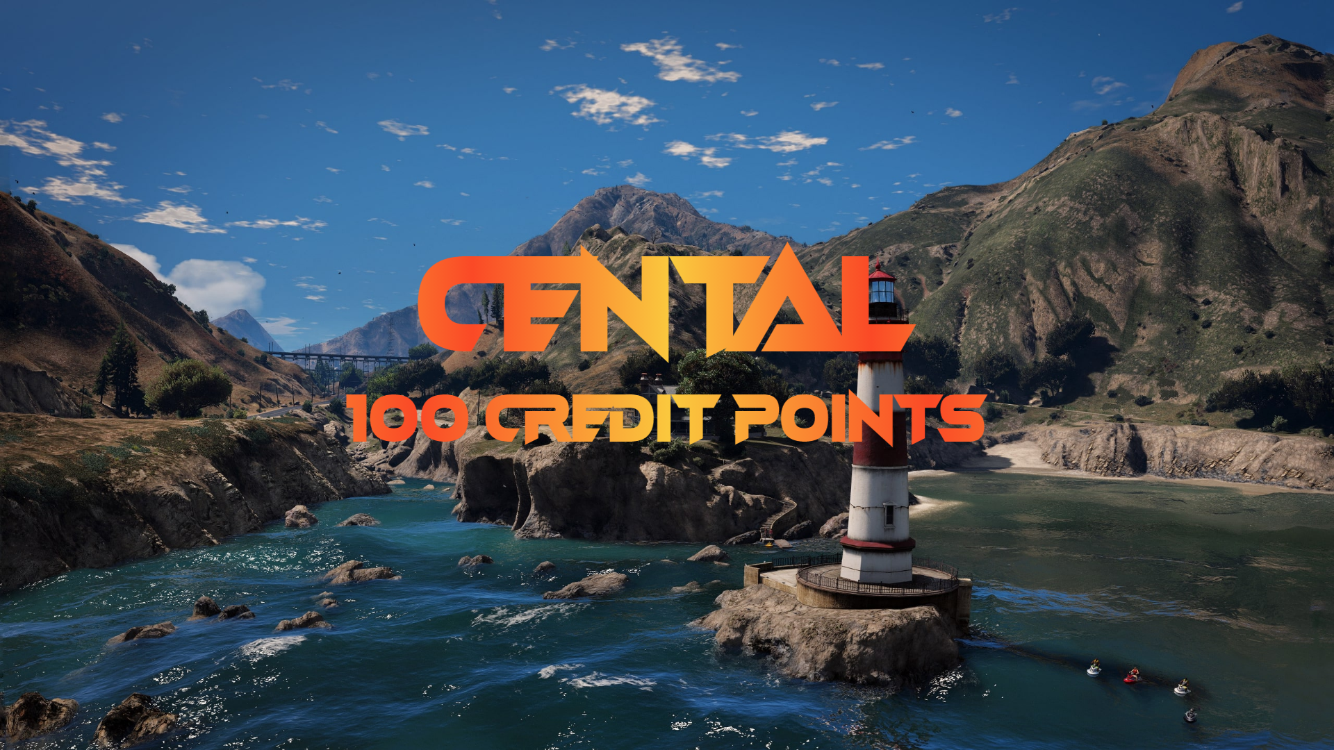 CentralRP - 100 Credit Points Gift Card $11.29