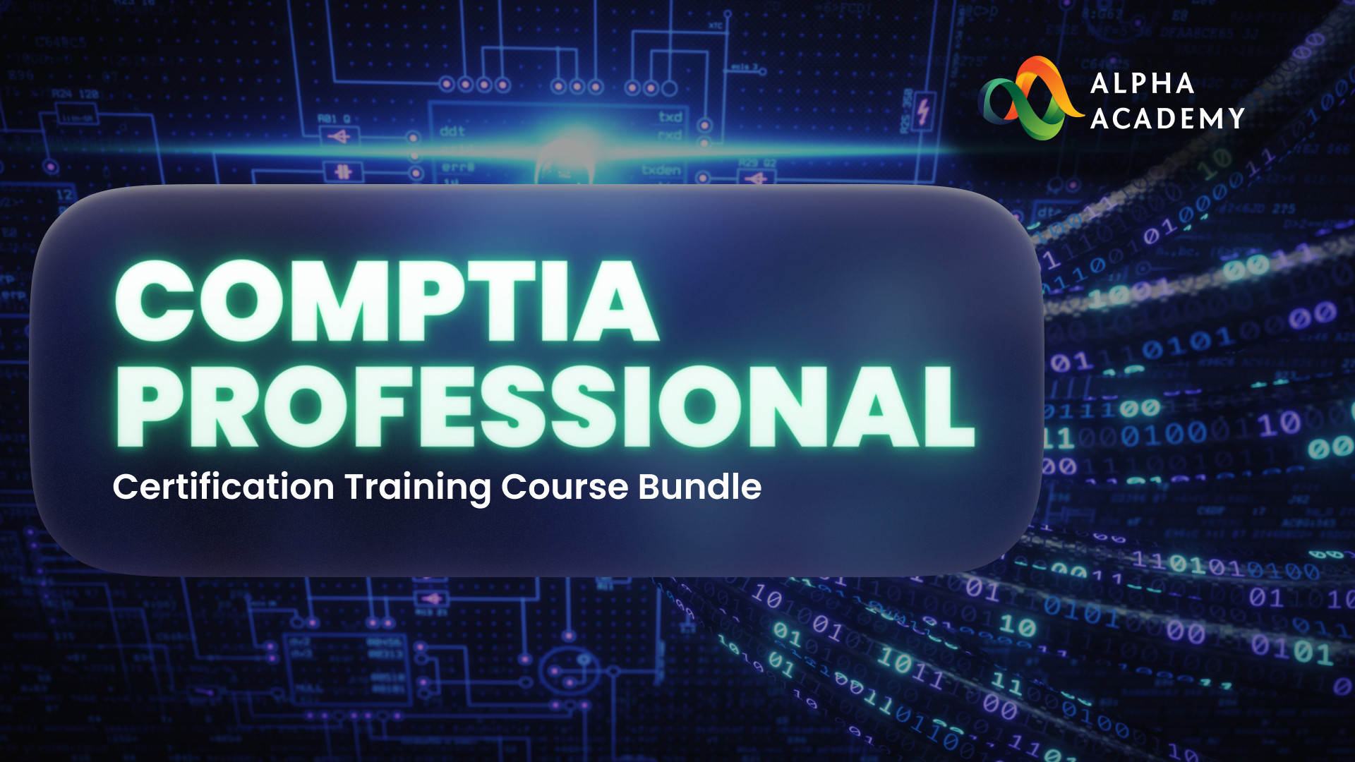 CompTIA Professional Certification Training Course Bundle Alpha Academy Code $9.03