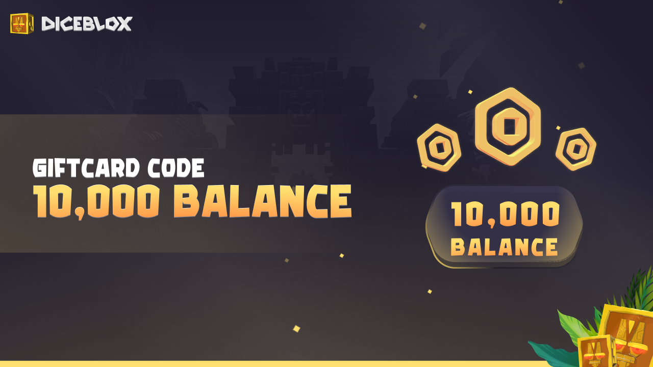 Diceblox 10.000 Balance Gift Card $30.64