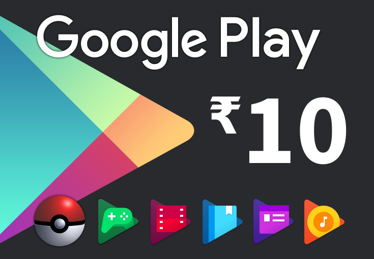 Google Play ₹10 IN Gift Card $0.47