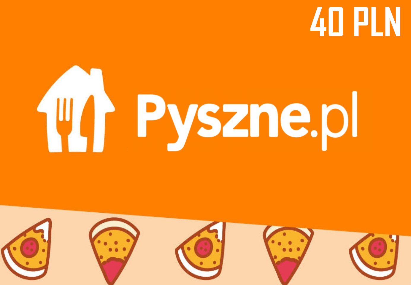 Pyszne.pl 40 PLN Gift Card PL $11.82