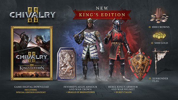 Chivalry 2 King's Edition Steam CD Key $16.94