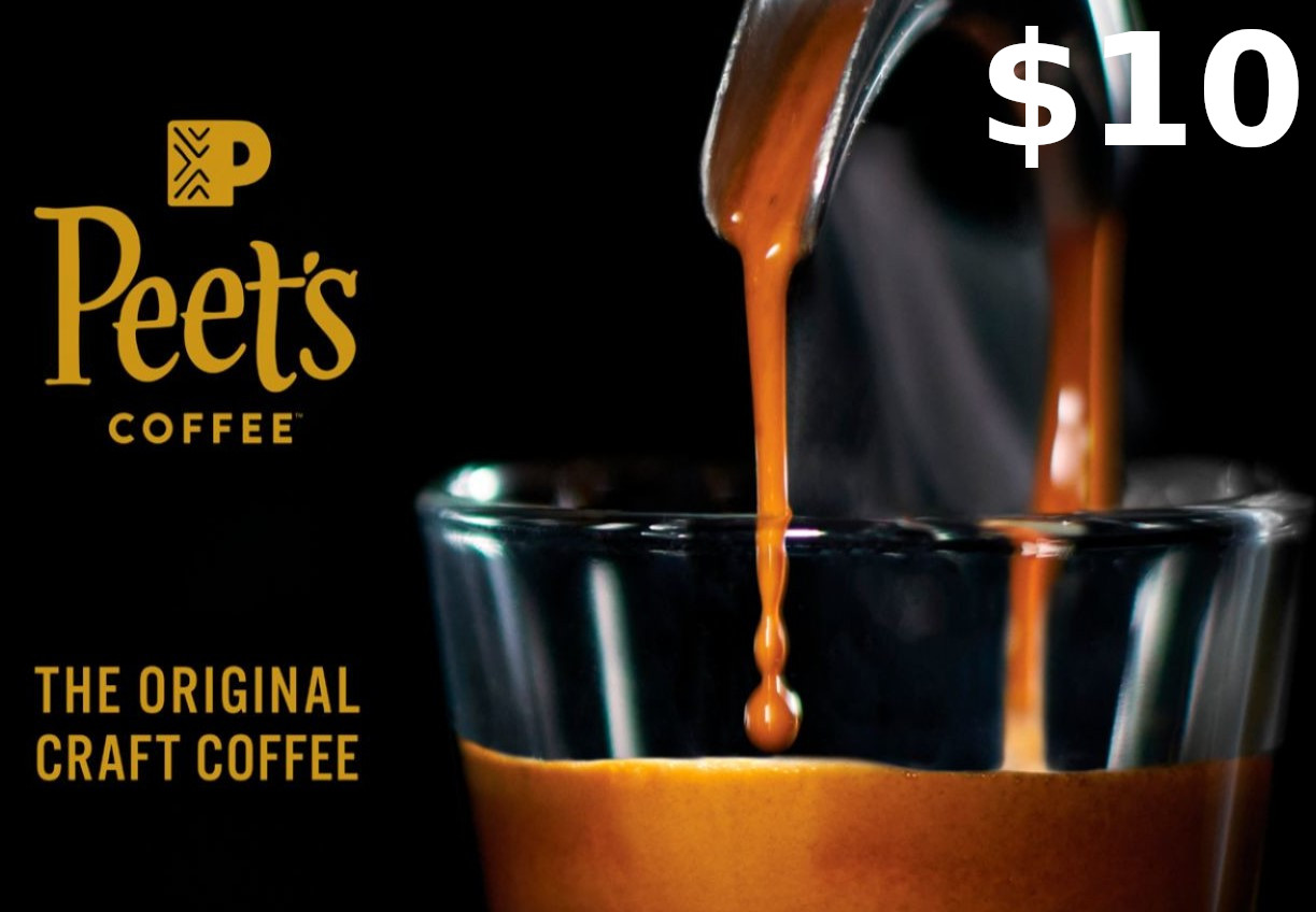 Peet's Coffee & Tea $10 Gift Card US $6.78