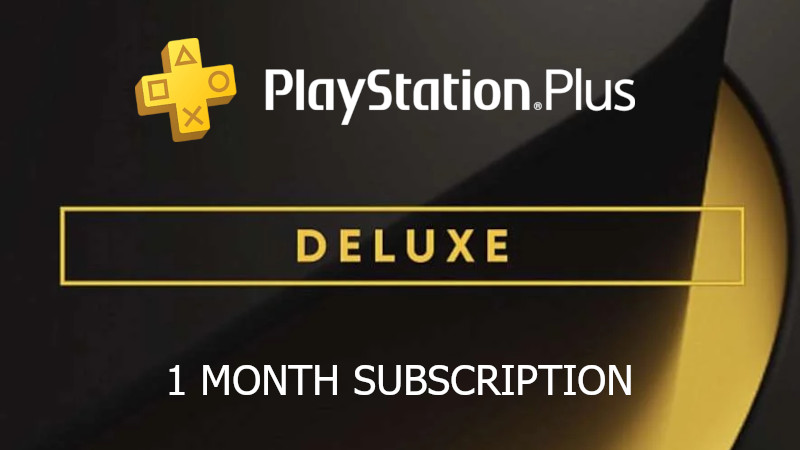 PlayStation Plus Deluxe 1 Month Subscription ACCOUNT $16.94