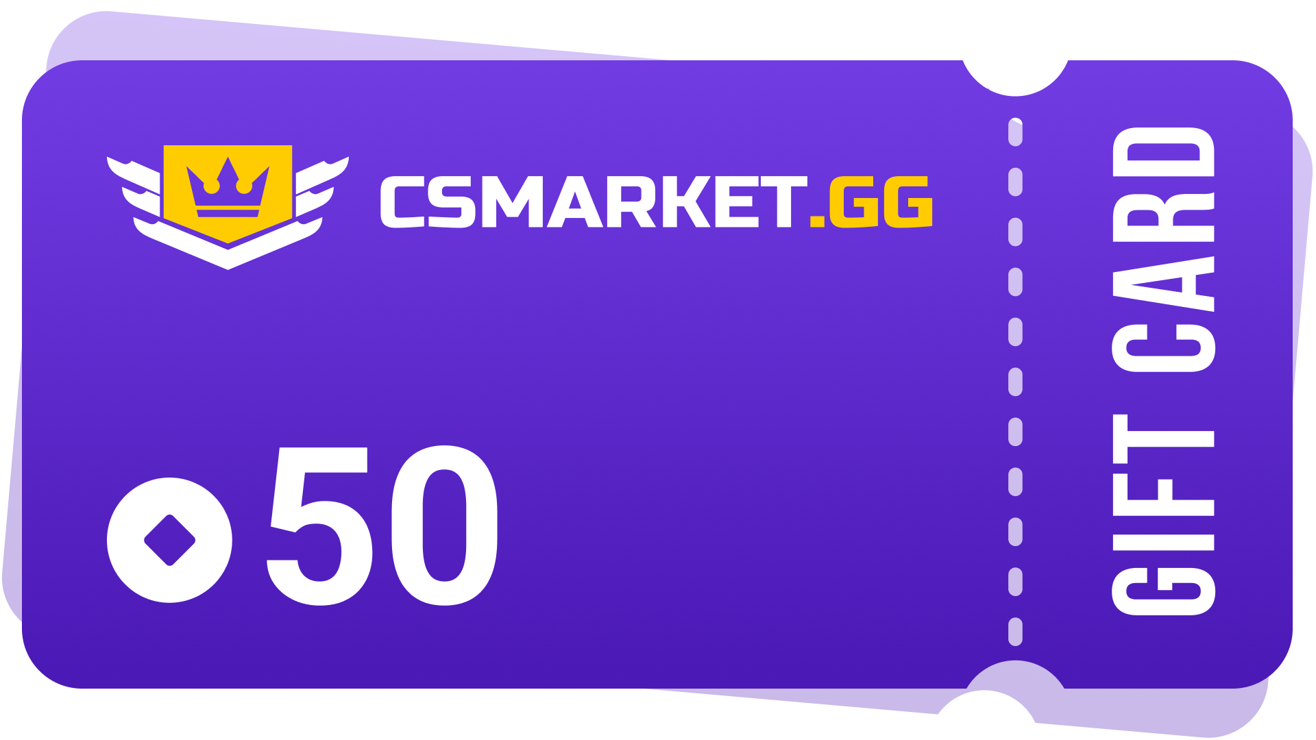 CSMARKET.GG 50 Gems Gift Card $34.22