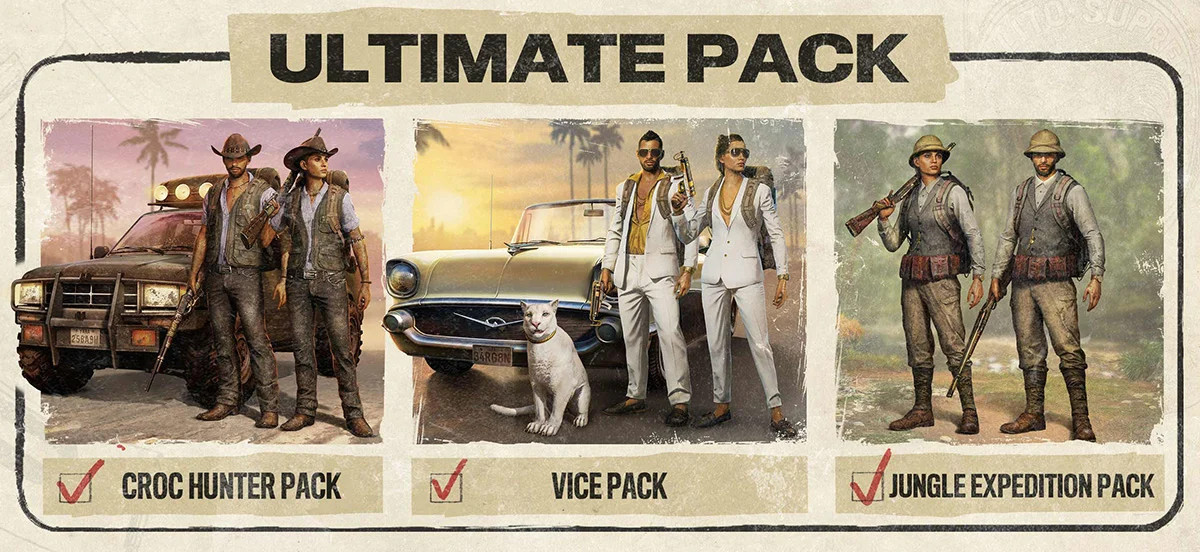 Far Cry 6 - Season Pass + Ultimate Pack DLC EU PS5 CD Key $38.7