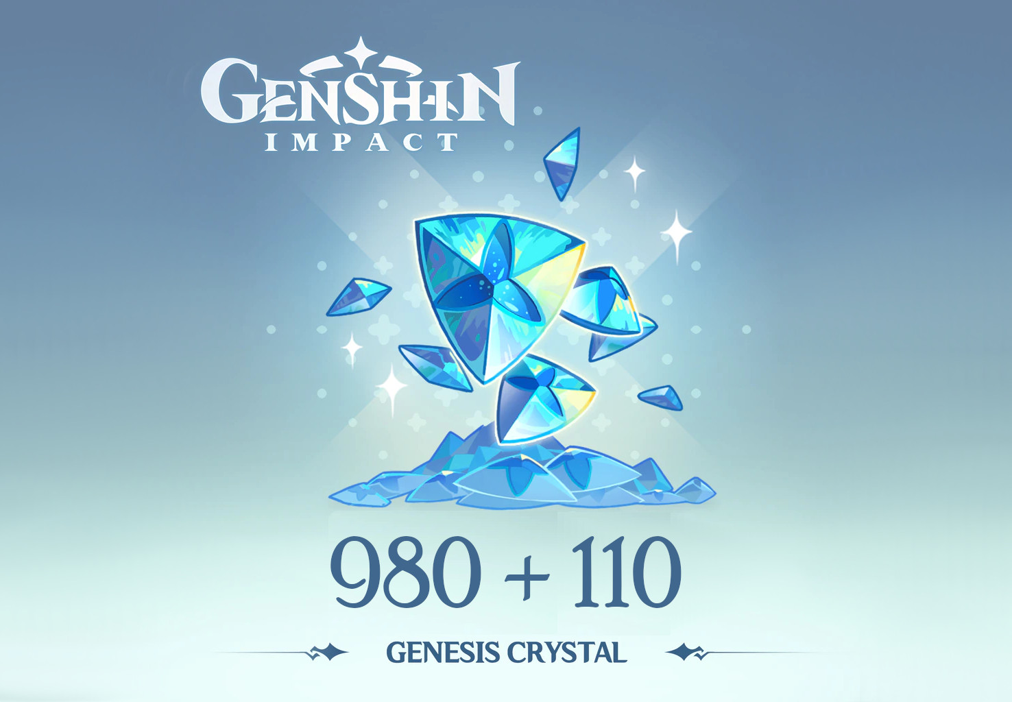 Genshin Impact - 980 + 110 Genesis Crystals Reidos Voucher $17.23
