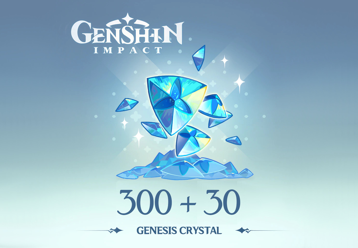 Genshin Impact - 300 + 30 Genesis Crystals Reidos Voucher $5.37