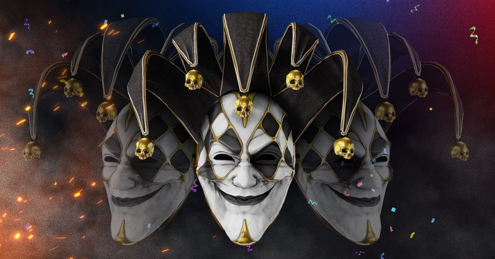 PAYDAY 2 - 10th Anniversary Jester Mask DLC Steam CD Key $1.44