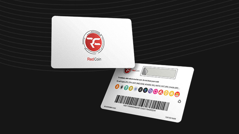 Red Coin Crypto Voucher $25 Gift Card $31.89