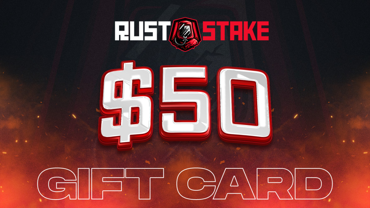 RustStake $50 Gift Card $55.44