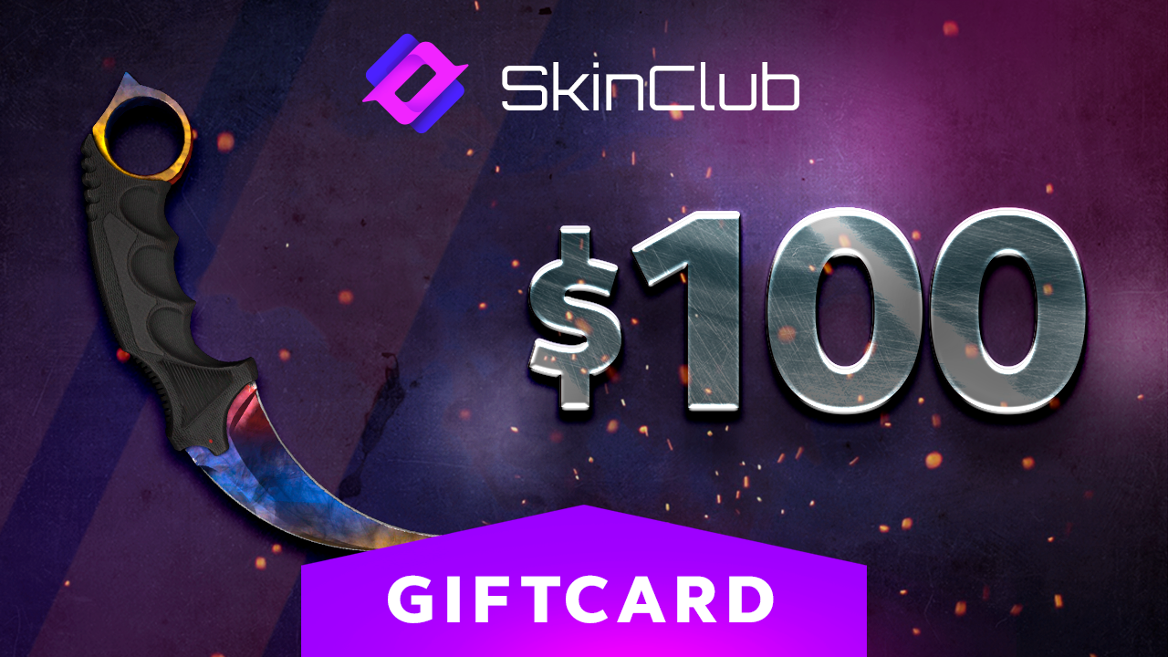 Skin.Club $100 Gift Card $115.71