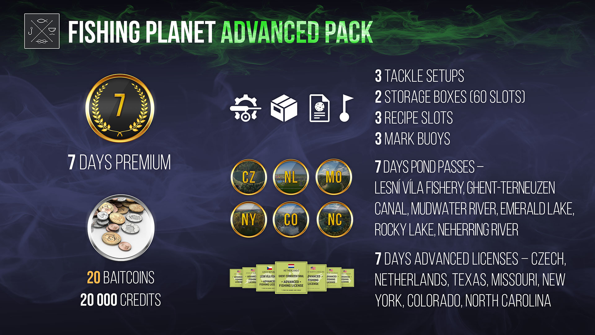 Fishing Planet - Advanced Pack DLC EU v2 Steam Altergift $26.25