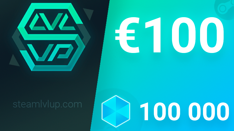 SteamlvlUP €100 Gift Code $97.8