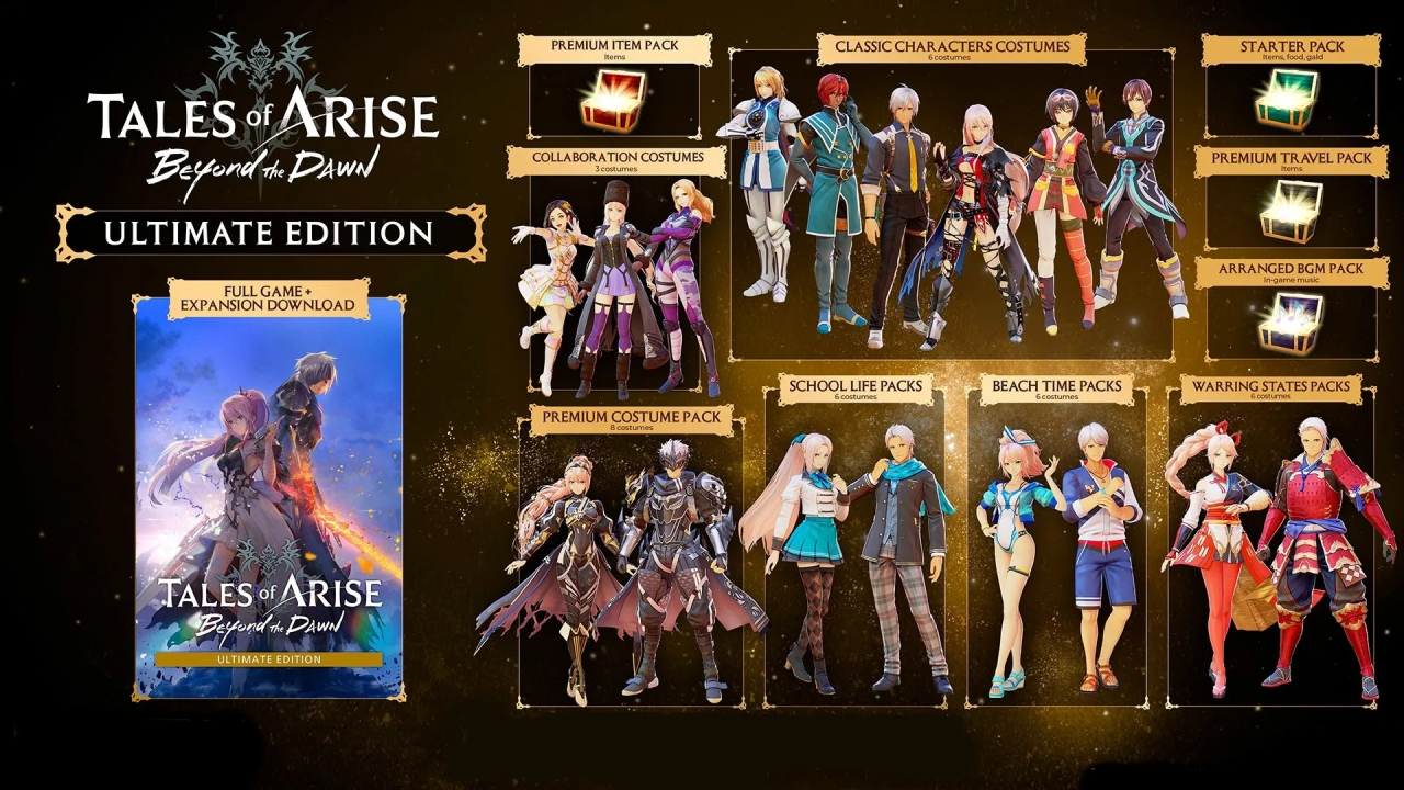 Tales of Arise: Beyond the Dawn Ultimate Edition Steam Altergift $125.55