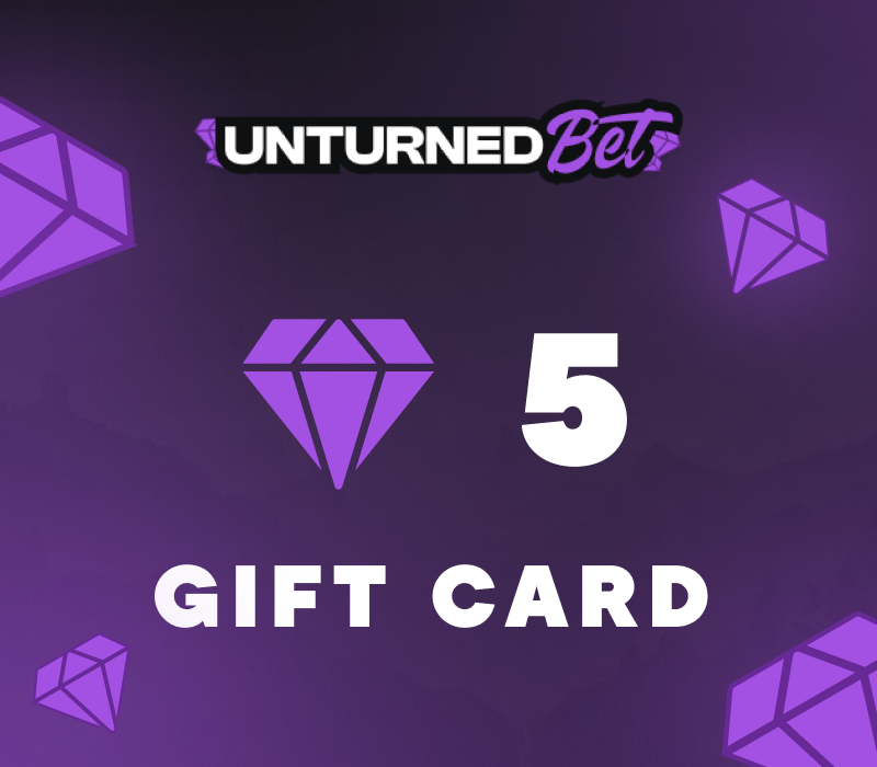 Unturned Bet 5 Gem Gift Card $5.65