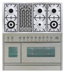 ILVE PSW-120B-VG Stainless-Steel 厨房炉灶 <br />60.00x85.00x120.00 厘米
