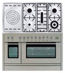 ILVE PSL-120S-VG Stainless-Steel Tűzhely <br />60.00x85.00x120.00 cm