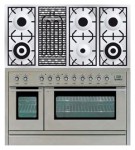 ILVE PSL-120B-VG Stainless-Steel 厨房炉灶 <br />60.00x85.00x120.00 厘米