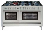 ILVE PL-150B-VG Stainless-Steel Fogão de Cozinha <br />60.00x90.00x150.00 cm