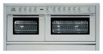 ILVE PL-150F-MP Stainless-Steel Tűzhely <br />60.00x87.00x150.00 cm