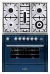 ILVE MT-90PD-MP Blue Kitchen Stove <br />60.00x93.00x91.10 cm