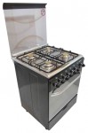 Fresh 60x60 ITALIANO black st.st. top Kitchen Stove <br />60.00x85.00x60.00 cm
