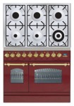 ILVE PDN-906-MP Red 厨房炉灶 <br />60.00x87.00x90.00 厘米