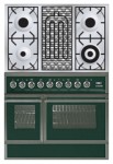 ILVE QDC-90BW-MP Green Kitchen Stove <br />60.00x87.00x90.00 cm