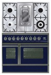 ILVE QDC-90RW-MP Blue Kitchen Stove <br />60.00x87.00x90.00 cm