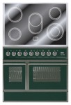 ILVE QDCE-90W-MP Green Kitchen Stove <br />60.00x85.00x90.00 cm