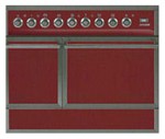 ILVE QDC-90R-MP Red 厨房炉灶 <br />60.00x87.00x90.00 厘米