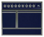 ILVE QDC-90R-MP Blue Kitchen Stove <br />60.00x87.00x90.00 cm