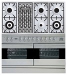 ILVE PDF-120B-VG Stainless-Steel Kitchen Stove <br />60.00x87.00x120.00 cm