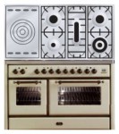 ILVE MS-120SD-MP Antique white اجاق آشپزخانه <br />60.00x85.00x122.00 سانتی متر