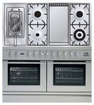 ILVE PDL-120FR-MP Stainless-Steel Шпорета <br />70.00x90.00x120.00 цм