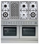 ILVE PDL-120B-VG Stainless-Steel 厨房炉灶 <br />70.00x90.00x120.00 厘米