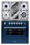 ILVE MT-90VD-VG Blue Fogão de Cozinha <br />60.00x85.00x91.10 cm