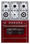 ILVE M-906D-MP Red Kitchen Stove <br />60.00x85.00x91.10 cm