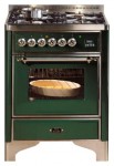 ILVE M-70D-MP Green Σόμπα κουζίνα <br />60.00x85.00x70.00 cm