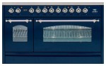 ILVE PN-1207-MP Blue Kitchen Stove <br />60.00x87.00x120.00 cm