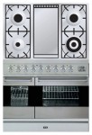 ILVE PDF-90F-VG Stainless-Steel Σόμπα κουζίνα <br />60.00x87.00x90.00 cm