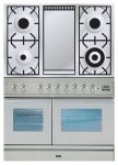 ILVE PDW-100F-VG Stainless-Steel 厨房炉灶 <br />60.00x90.00x100.00 厘米
