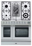ILVE PDL-90R-MP Stainless-Steel Fornuis <br />60.00x87.00x90.00 cm